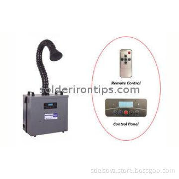 80W Solder Smoke Extractor Adjustable Air Volume For Electr